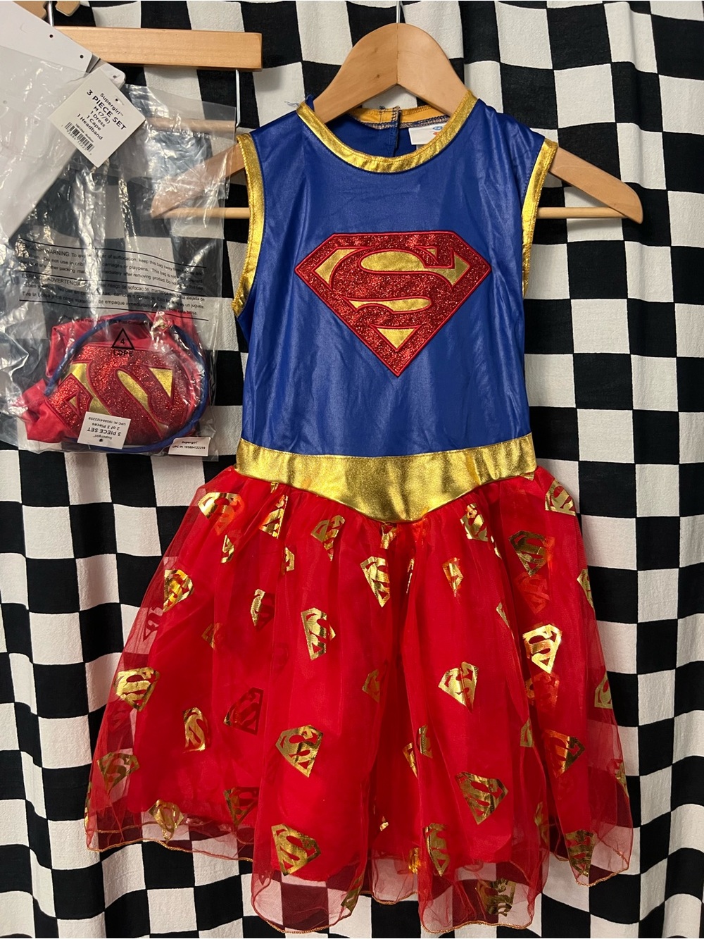 Supergirl Halloween Costume Dress